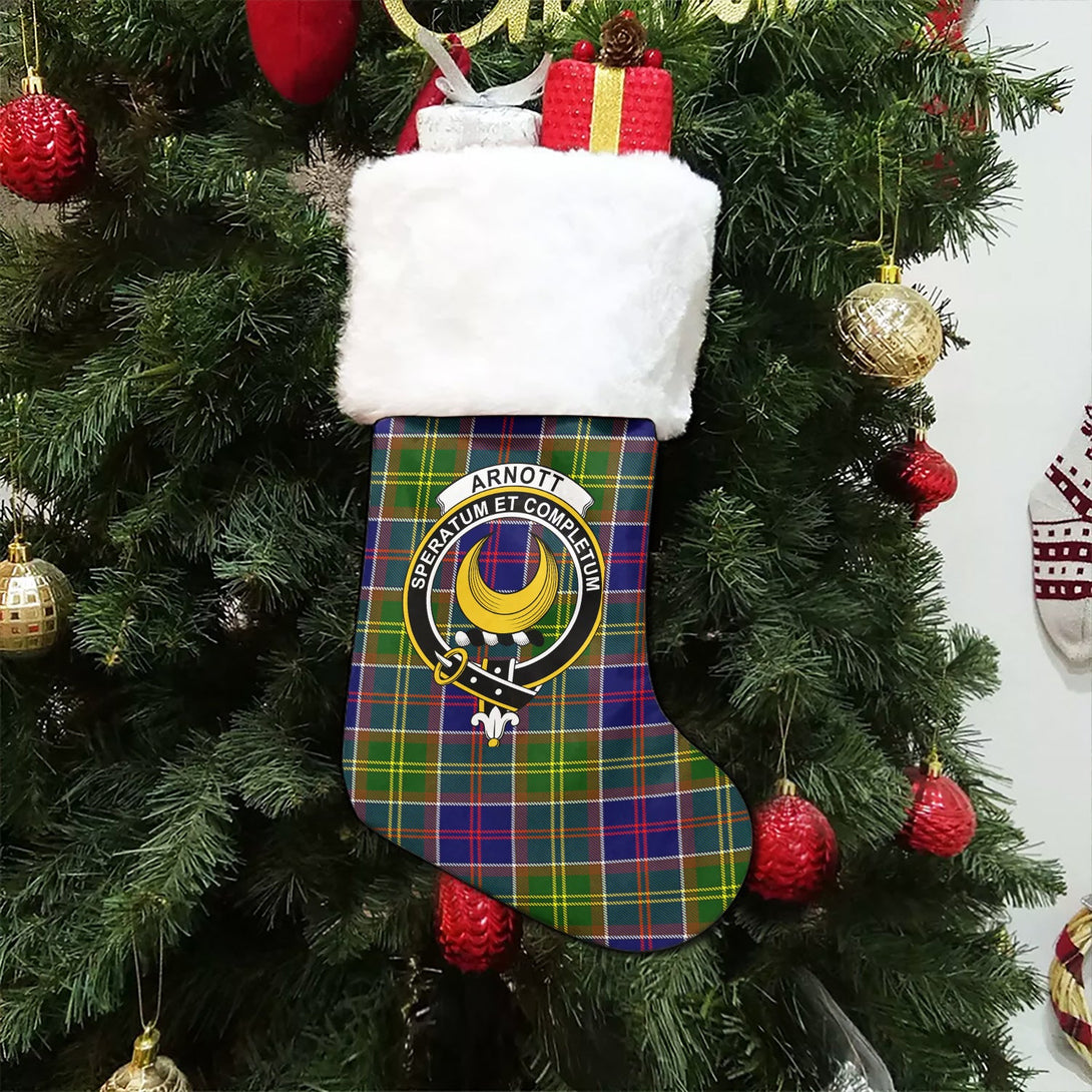 Arnott Clan Badge Tartan Christmas Stocking