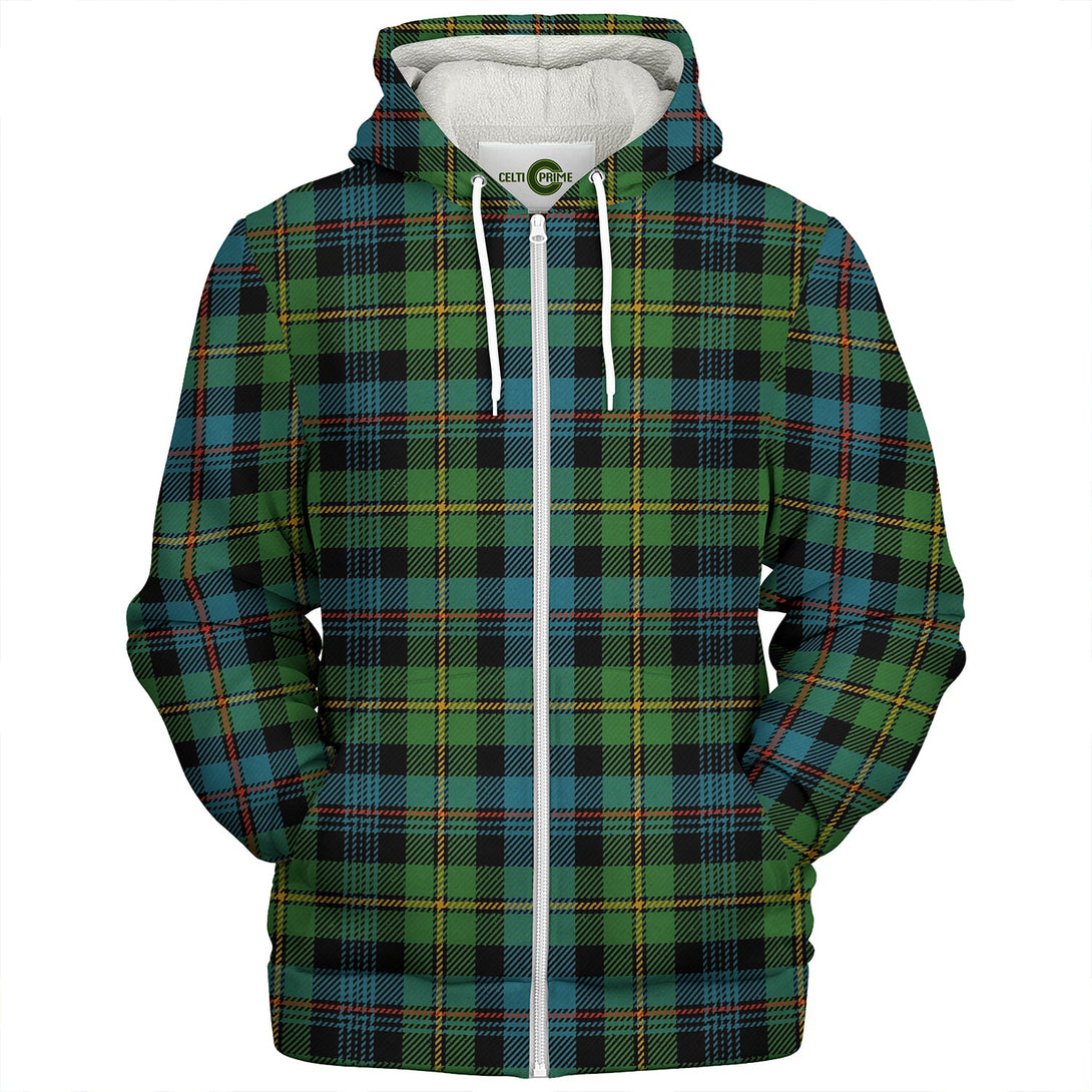 Baillie Ancient Clan Badge Tartan Sherpa Hoodie