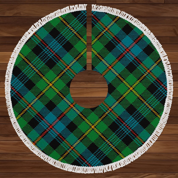 Baillie Ancient Clan Badge Tartan Christmas Tree Skirt