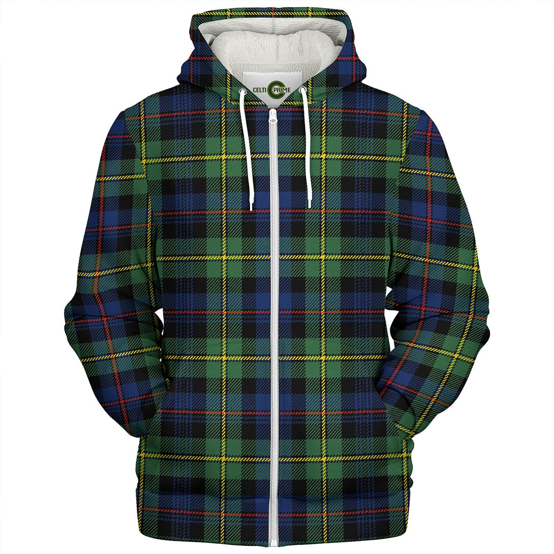 Baillie Modern Clan Badge Tartan Sherpa Hoodie