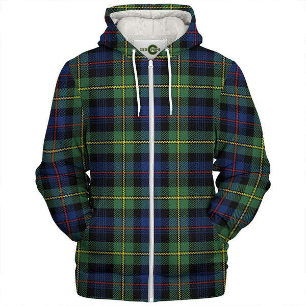 Baillie Modern Clan Badge Tartan Sherpa Hoodie