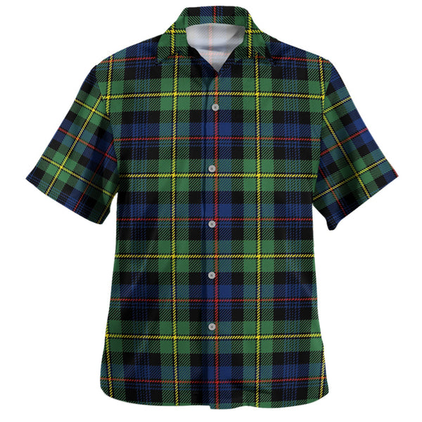 Baillie Modern Clan Badge Tartan Hawaiian Shirt