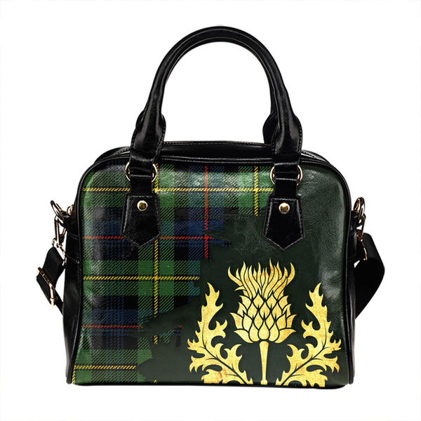 Baillie Modern Tartan Shoulder Handbag Thistle Oldest Style