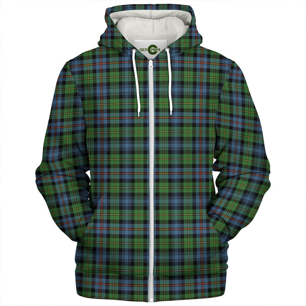 Baillie of Lamington Clan Badge Tartan Sherpa Hoodie