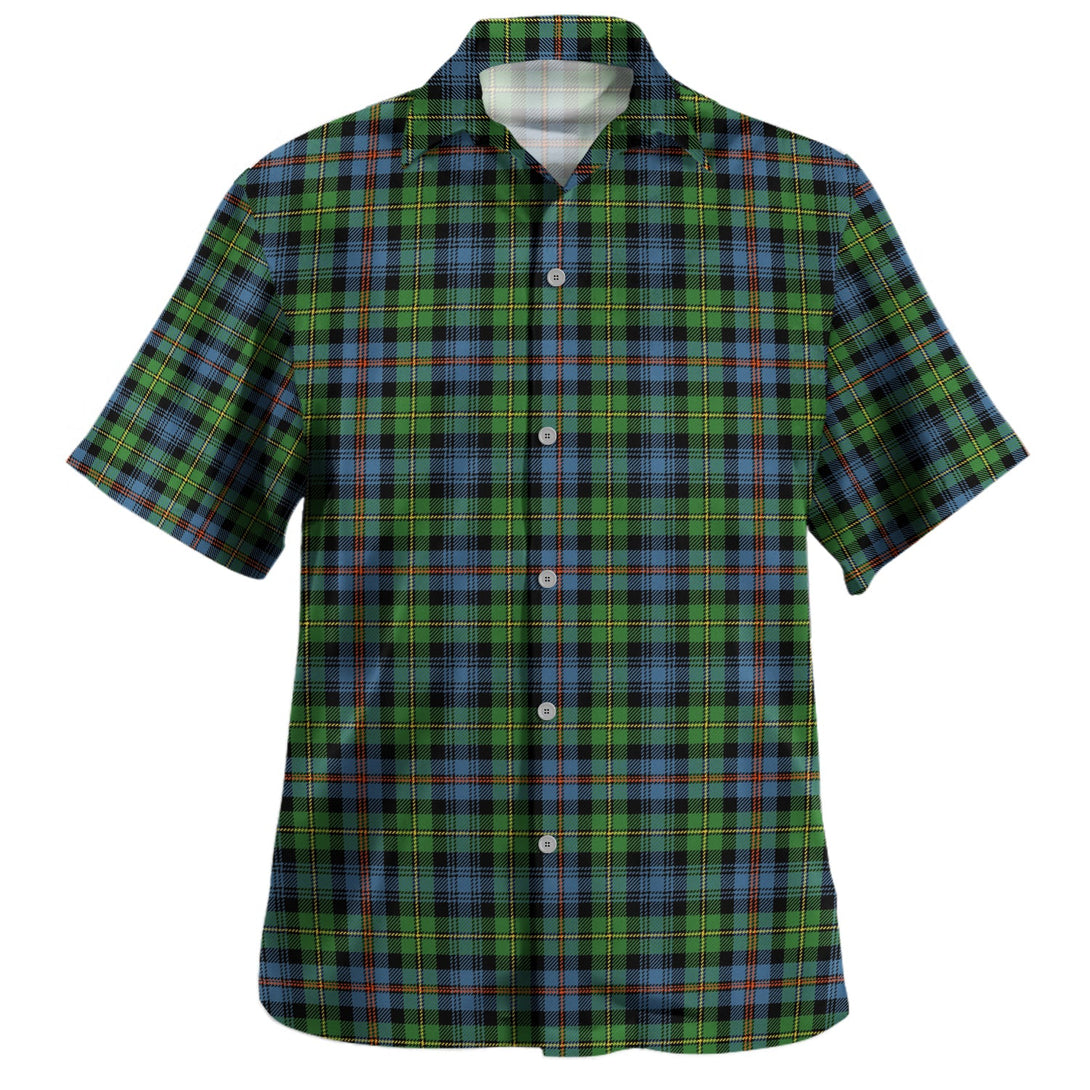 Baillie of Lamington Clan Badge Tartan Hawaiian Shirt