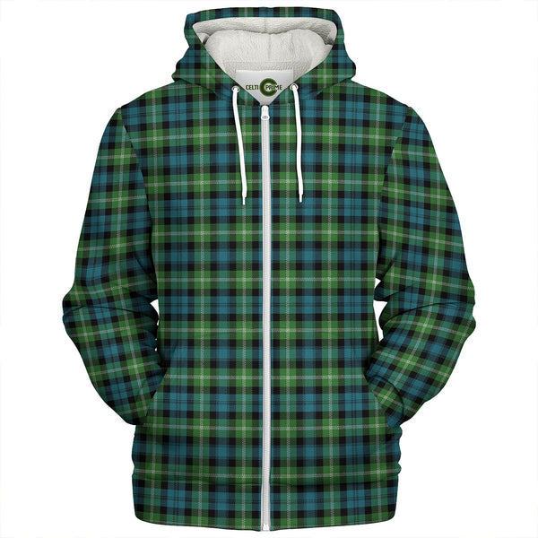 Baillie of Polkemmet Ancient Clan Badge Tartan Sherpa Hoodie