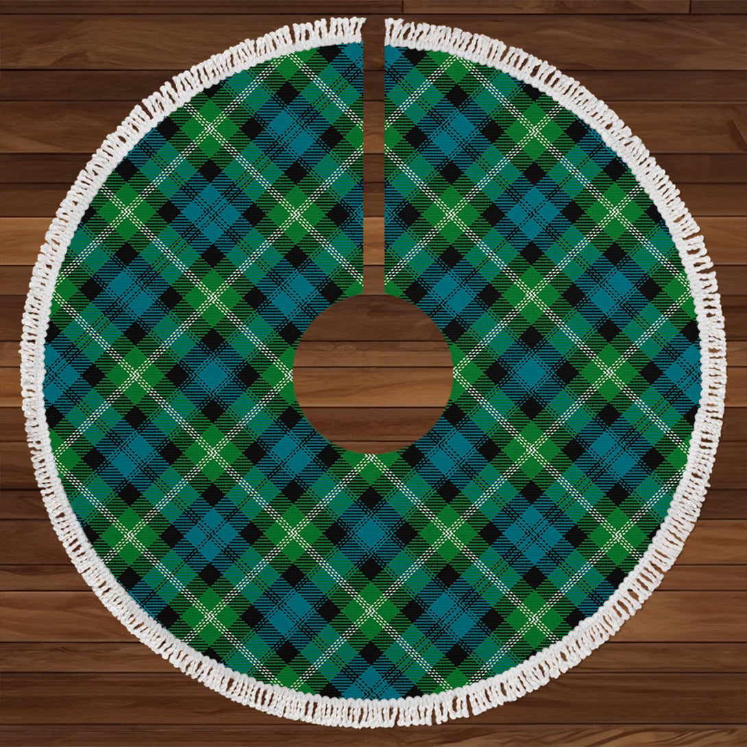 Baillie of Polkemmet Ancient Clan Badge Tartan Christmas Tree Skirt