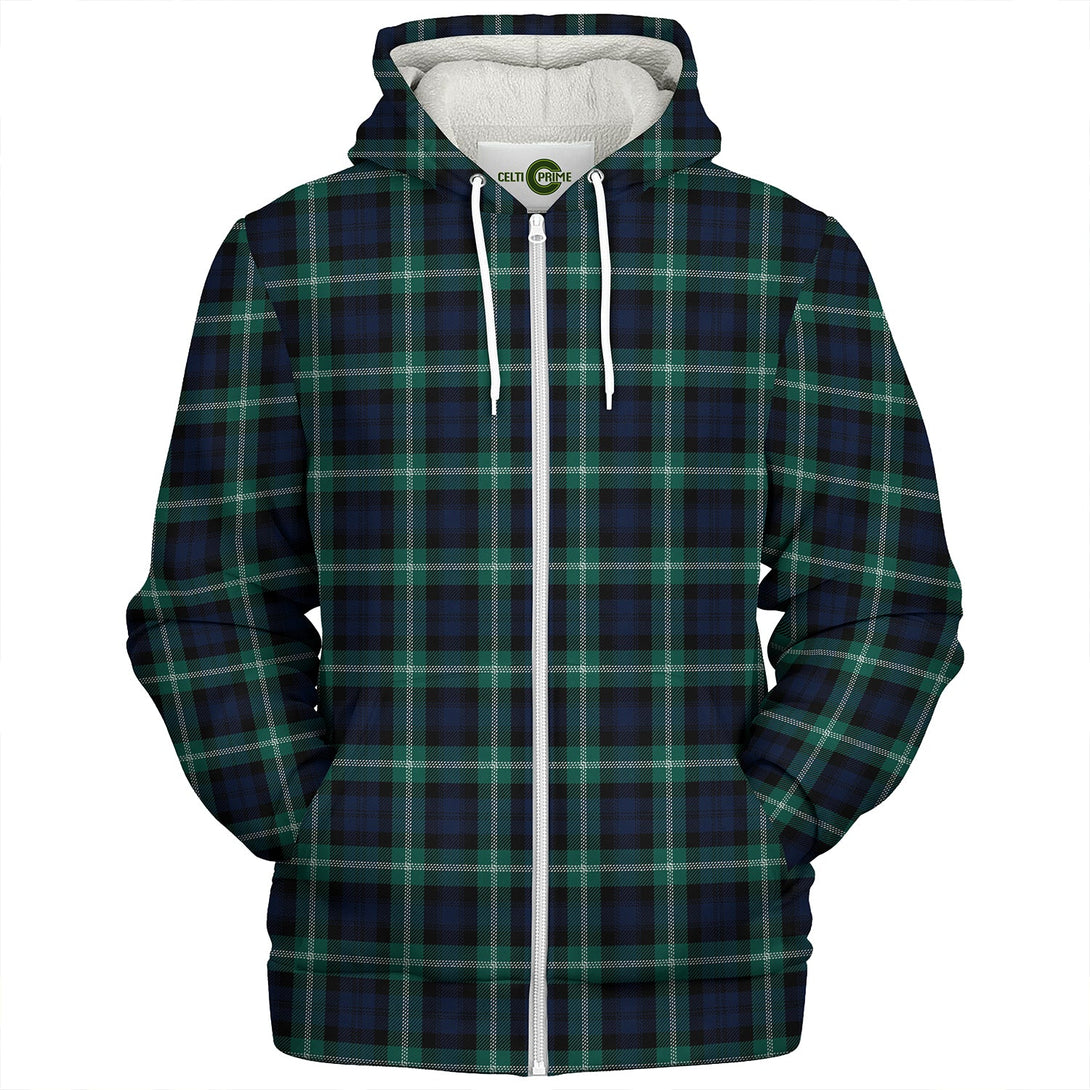 Baillie of Polkemmet Modern Clan Badge Tartan Sherpa Hoodie