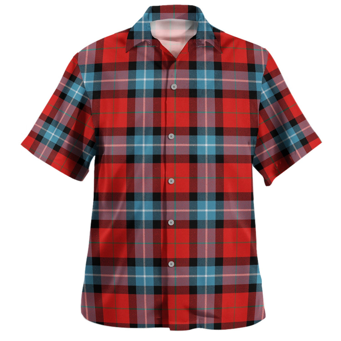 Baillie of Polkemmet Red Clan Badge Tartan Hawaiian Shirt