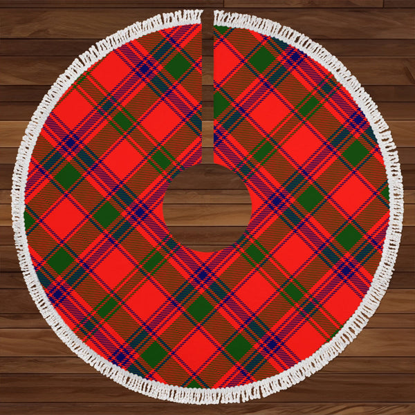 Bain Clan Badge Tartan Christmas Tree Skirt