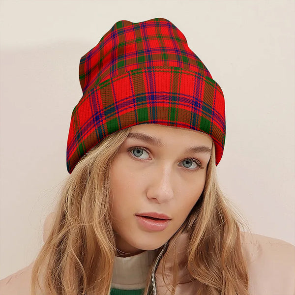 Bain Clan Badge Tartan Knitted Beanie