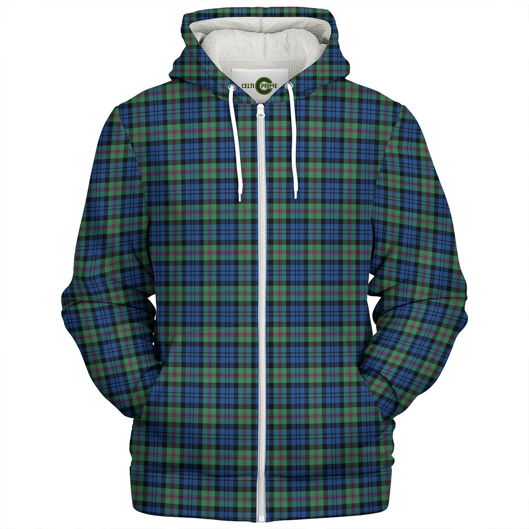 Baird Ancient Clan Badge Tartan Sherpa Hoodie