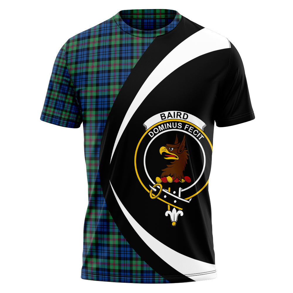 Baird Ancient Clan Badge Tartan T-Shirt Circle Style Personalized