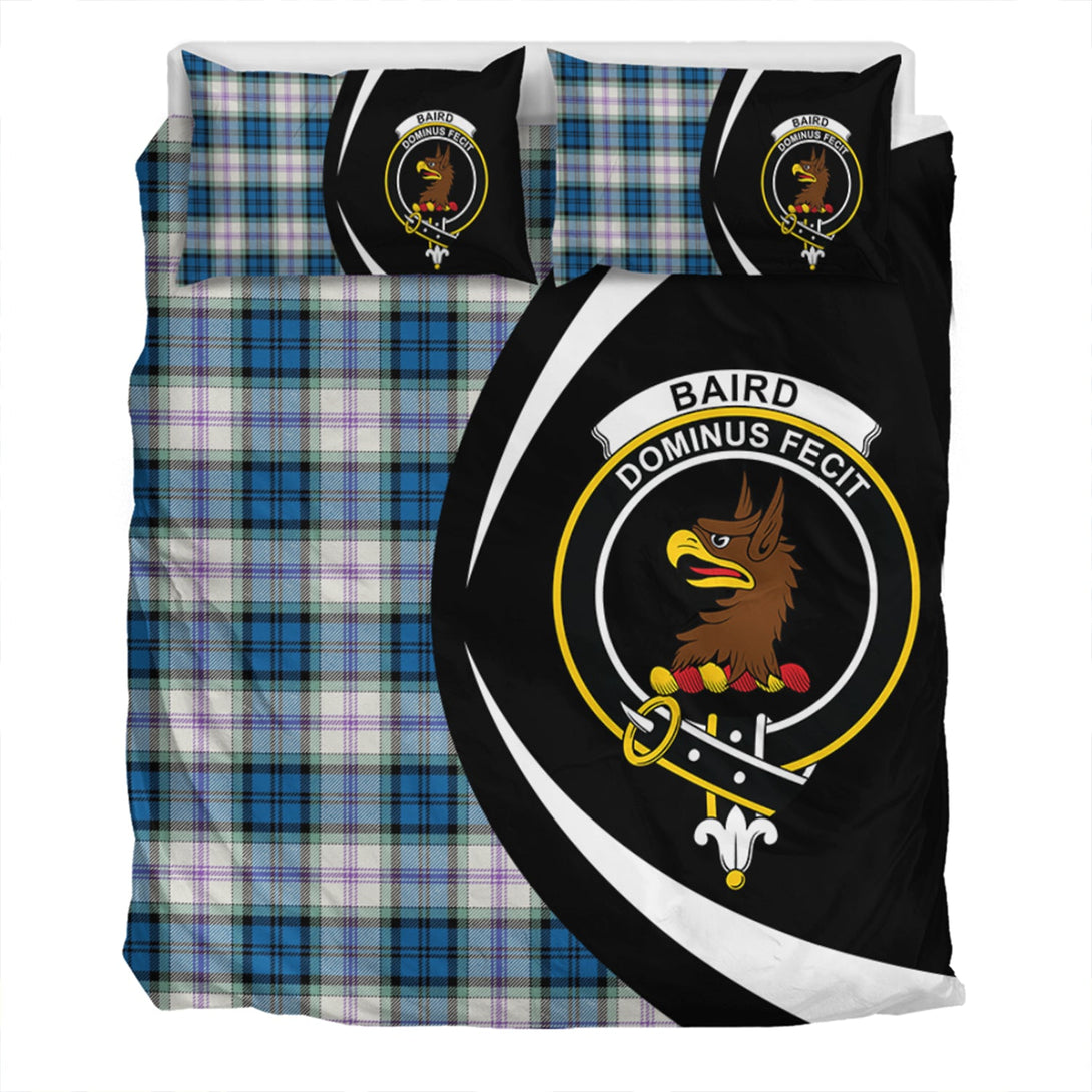 Baird Dress Dance (Baines Dress Dance) Clan Badge Tartan Bedding Set Circle Style