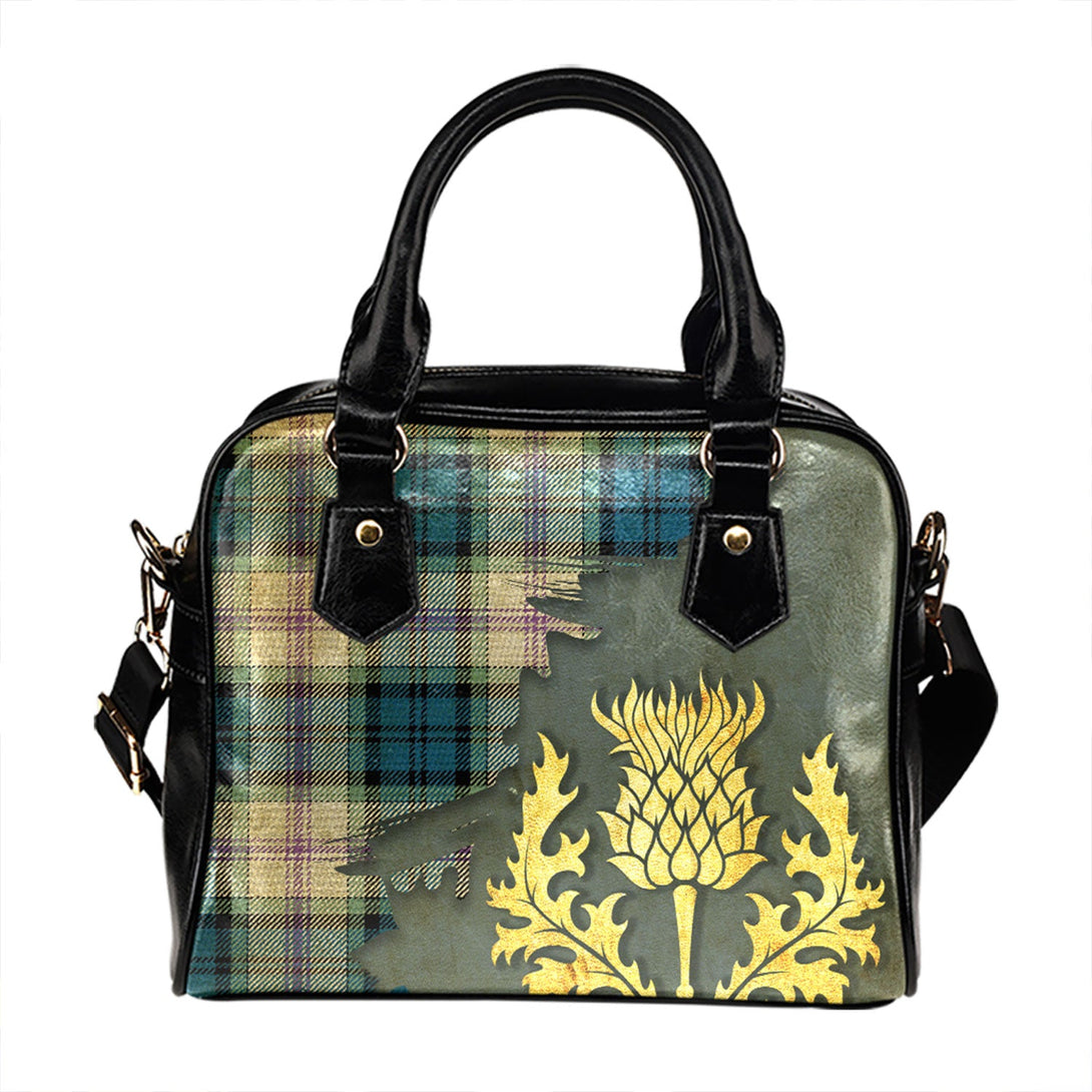 Baird Dress Dance (Baines Dress Dance) Tartan Shoulder Handbag Thistle Oldest Style