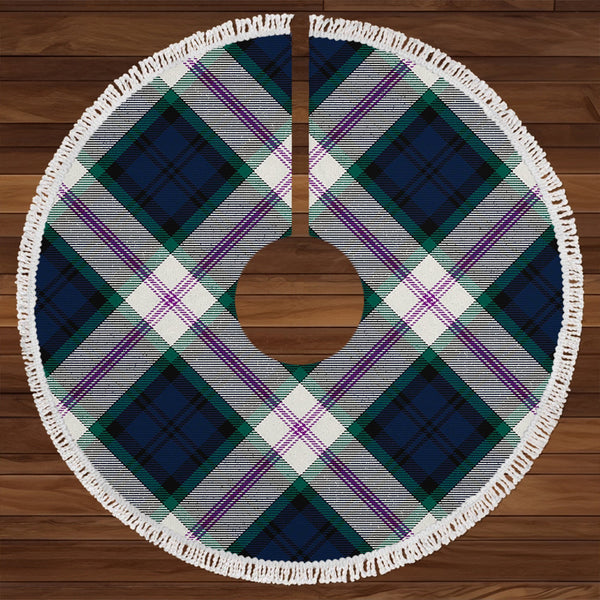 Baird Dress (Baines Dress) Clan Badge Tartan Christmas Tree Skirt