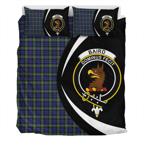 Baird Modern Clan Badge Tartan Bedding Set Circle Style