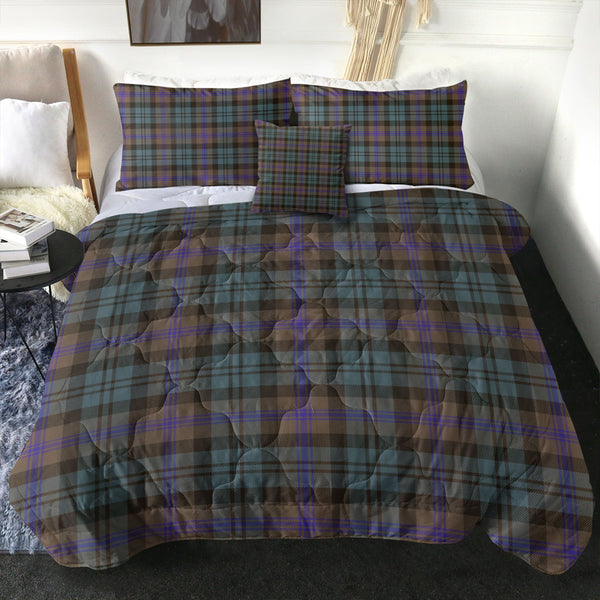 Baird (Baines) Weathered Clan Badge Tartan Comforter