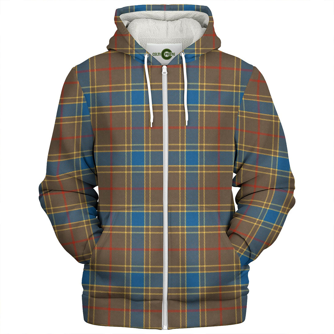 Balfour Ancient Clan Badge Tartan Sherpa Hoodie