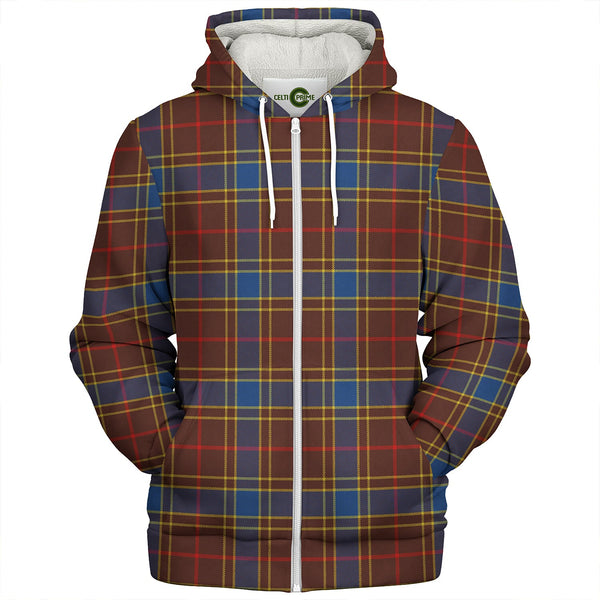 Balfour Modern Clan Badge Tartan Sherpa Hoodie