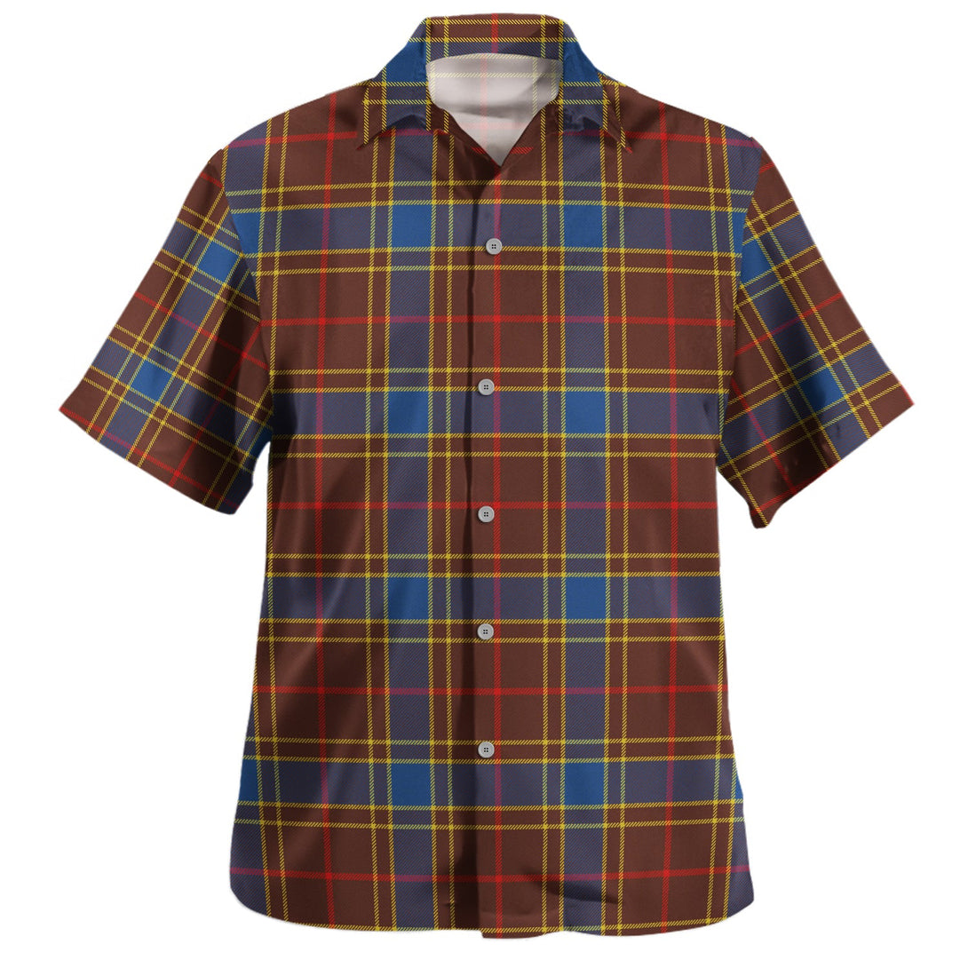 Balfour Modern Clan Badge Tartan Hawaiian Shirt