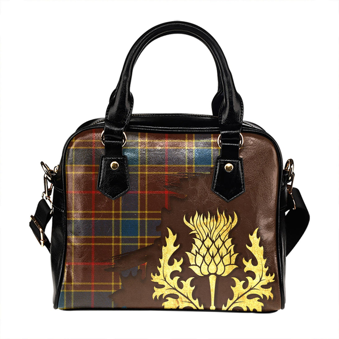 Balfour Modern Tartan Shoulder Handbag Thistle Oldest Style