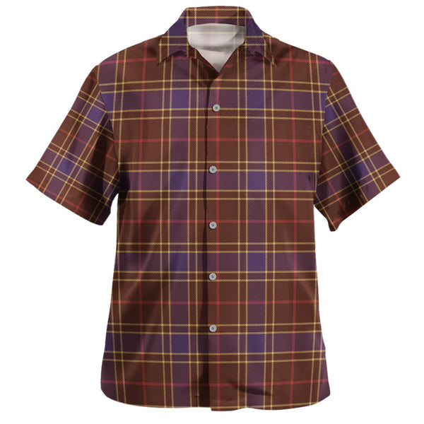 Balfour Weathered Clan Badge Tartan Hawaiian Shirt