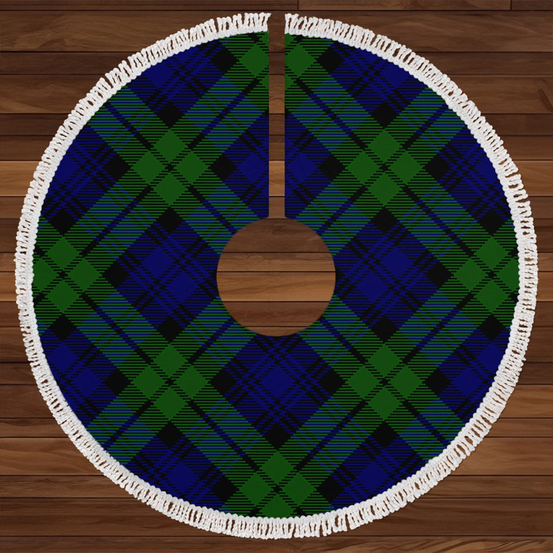 Bannatyne Clan Badge Tartan Christmas Tree Skirt