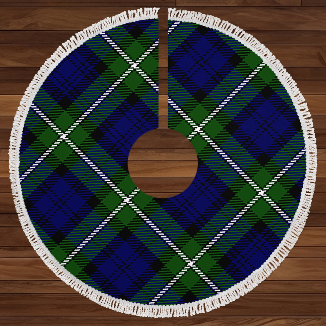 Bannerman Clan Badge Tartan Christmas Tree Skirt