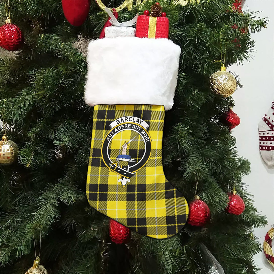 Barclay Dress Modern Clan Badge Tartan Christmas Stocking