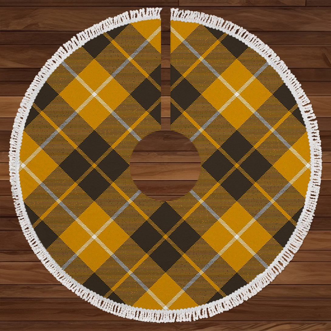 Barclay Dress Weathered Clan Badge Tartan Christmas Tree Skirt