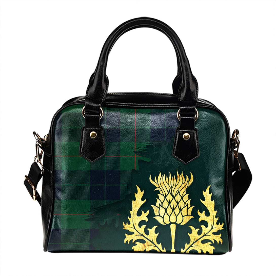 Barclay Hunting Modern Tartan Shoulder Handbag Thistle Oldest Style