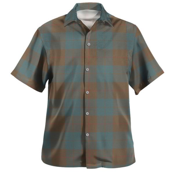 Barclay Hunting Weathered Tartan Hawaiian Shirt