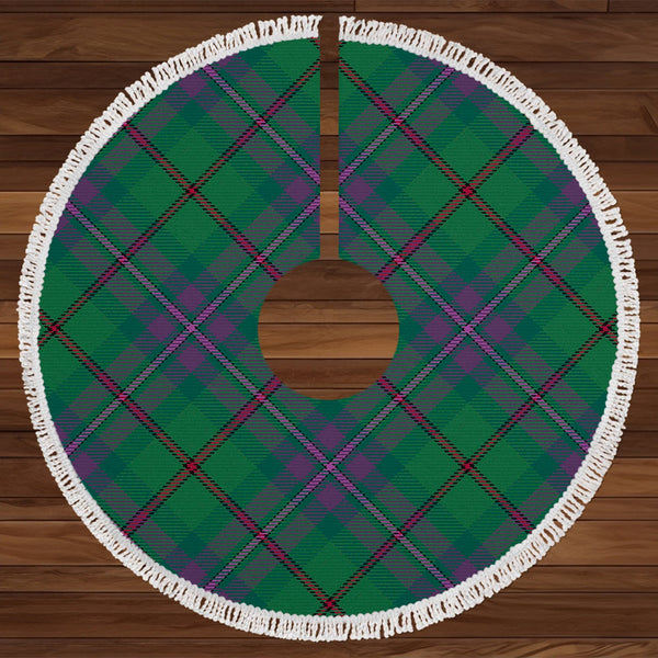 Batten Modern Tartan Christmas Tree Skirt