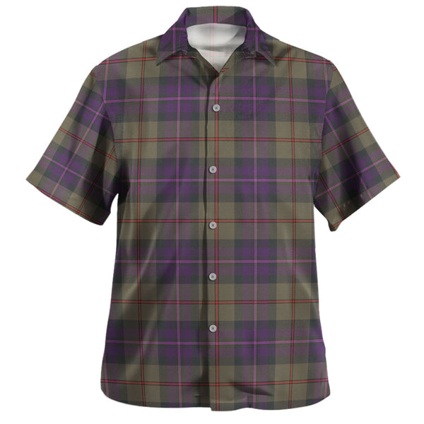 Batten Weathered Tartan Hawaiian Shirt