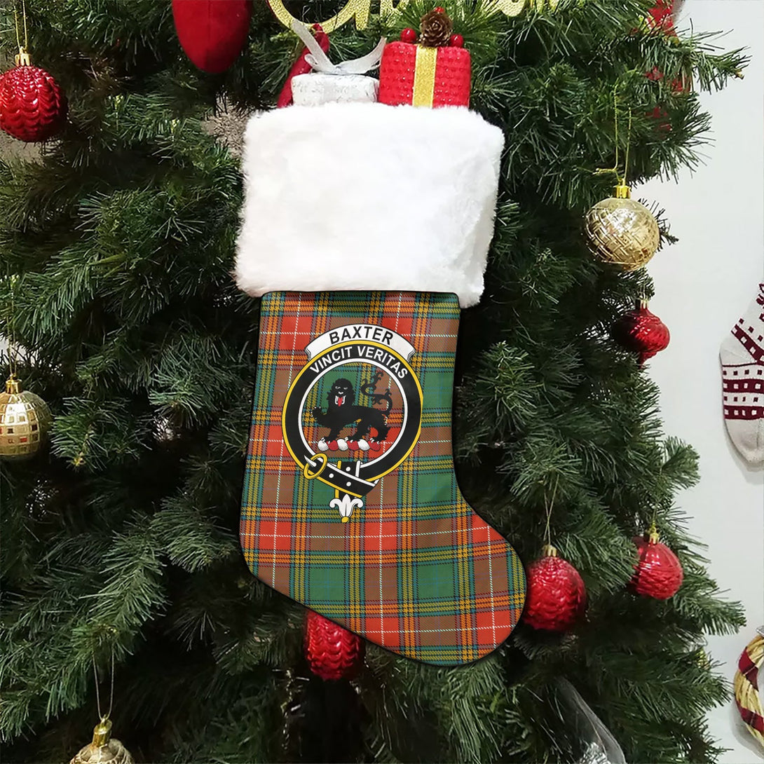 Baxter Ancient Clan Badge Tartan Christmas Stocking