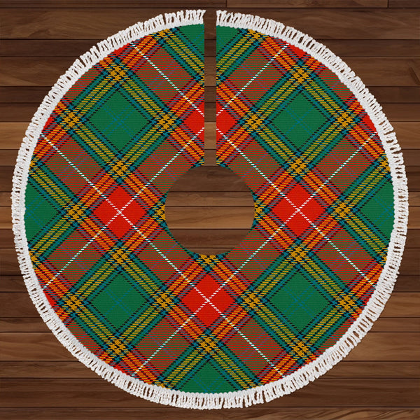 Baxter Ancient Clan Badge Tartan Christmas Tree Skirt