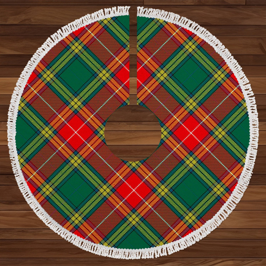 Baxter Modern Clan Badge Tartan Christmas Tree Skirt