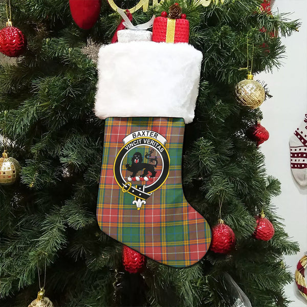 Baxter of Balgavies Ancient Clan Badge Tartan Christmas Stocking