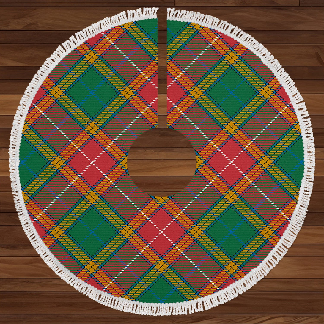 Baxter of Balgavies Ancient Clan Badge Tartan Christmas Tree Skirt