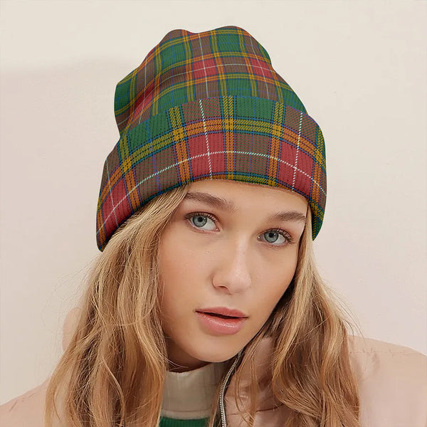 Baxter of Balgavies Ancient Clan Badge Tartan Knitted Beanie