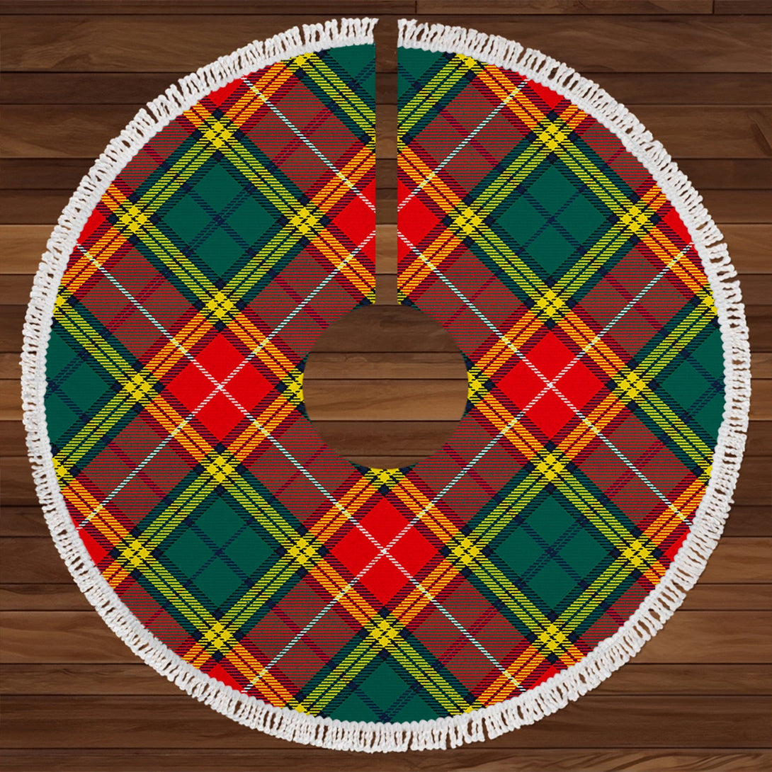 Baxter of Balgavies Modern Clan Badge Tartan Christmas Tree Skirt