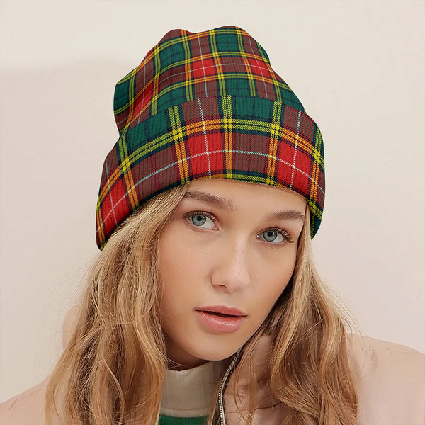 Baxter of Balgavies Modern Clan Badge Tartan Knitted Beanie