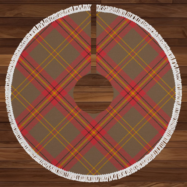 Beard Weathered Tartan Christmas Tree Skirt