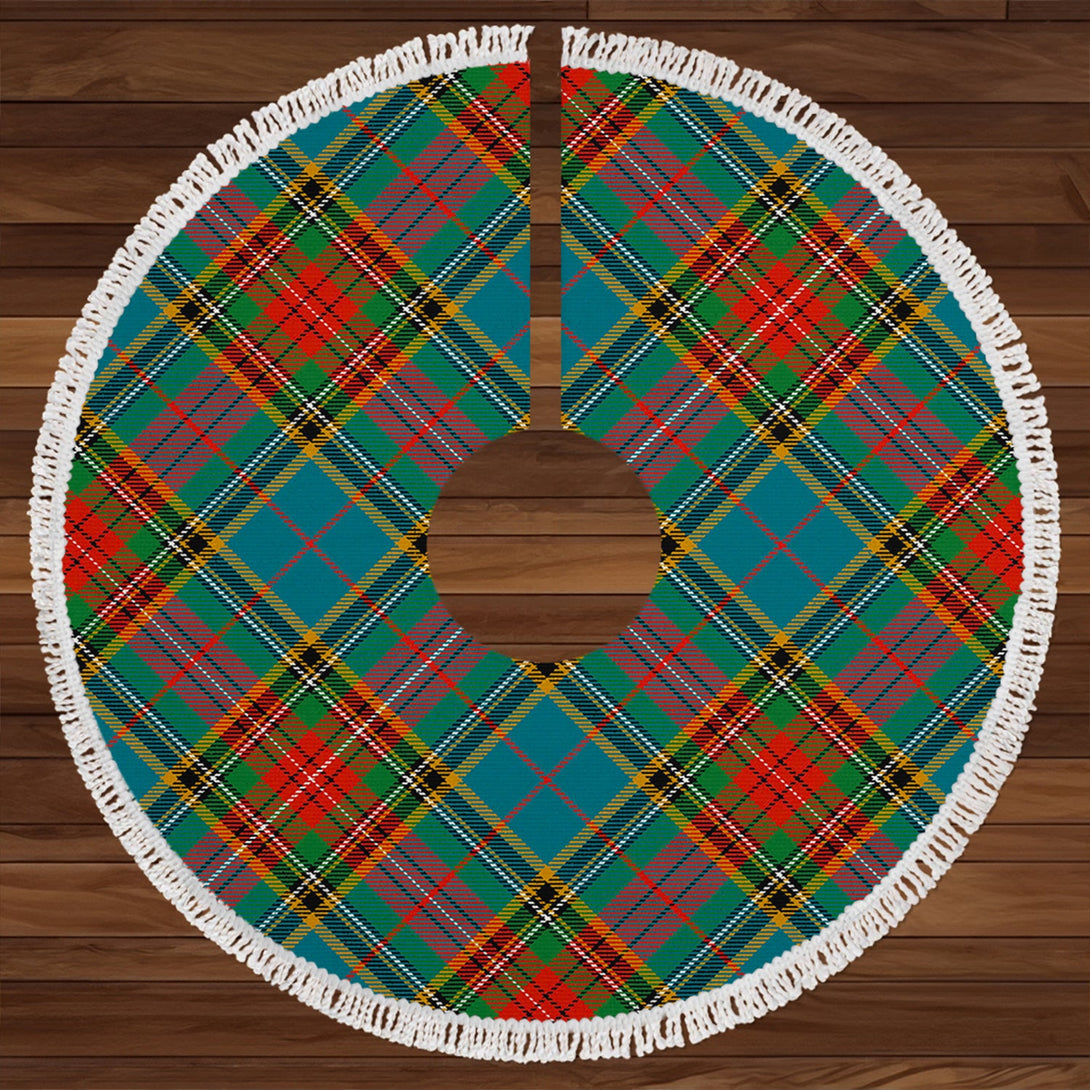 Beaton Ancient Clan Badge Tartan Christmas Tree Skirt