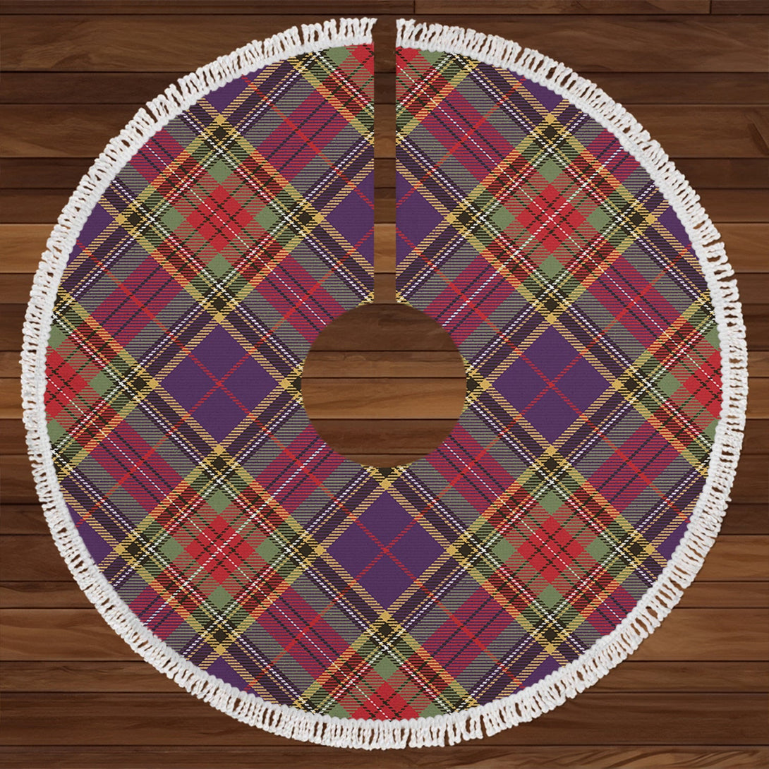 Beaton Weathered Clan Badge Tartan Christmas Tree Skirt