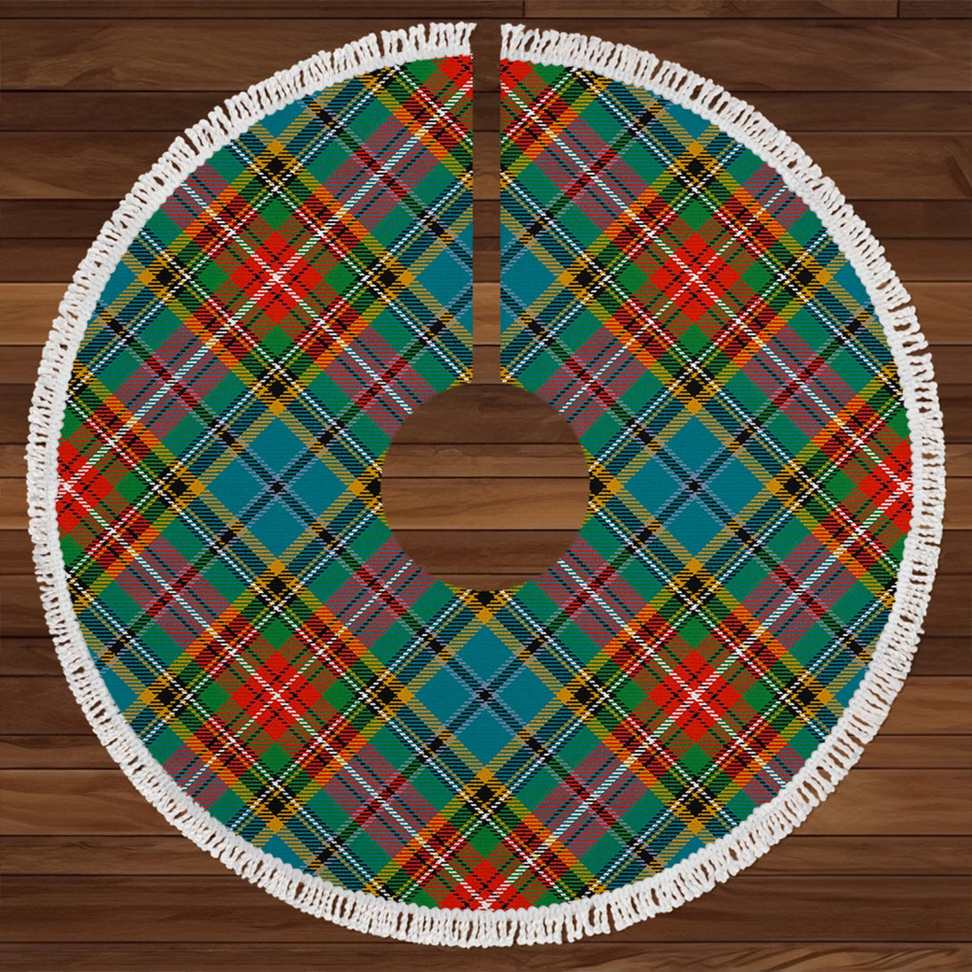 Beattie Ancient Clan Badge Tartan Christmas Tree Skirt