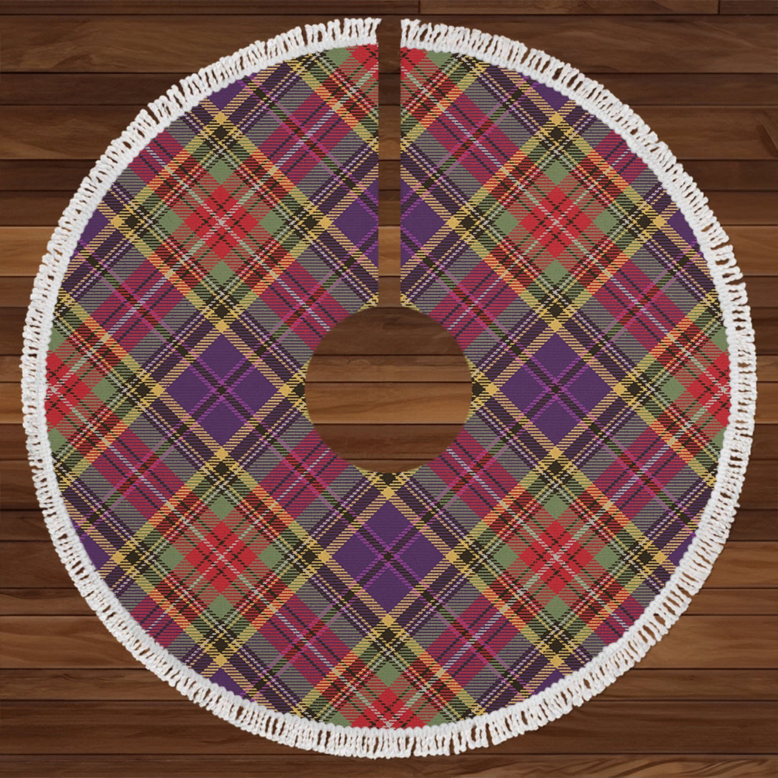 Beattie Weathered Clan Badge Tartan Christmas Tree Skirt