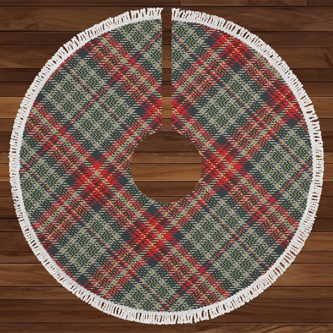 Beaverbrook New Weathered Tartan Christmas Tree Skirt