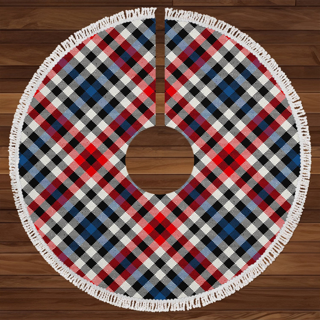 Bell Border (Bell Southern Bell) Modern Clan Badge Tartan Christmas Tree Skirt